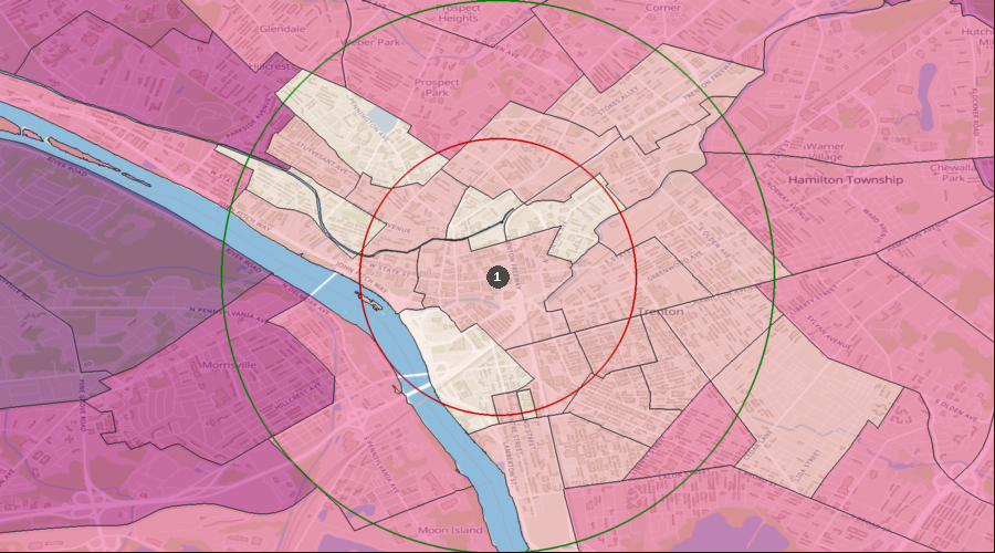 Trenton, New Jersey - Lifestyle Behaviors – Household Entertainment/Recreation Average Expenditure